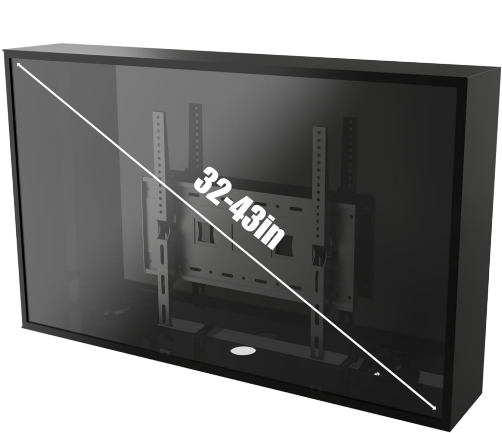 outdoor TV enclosure weatherproof插图1